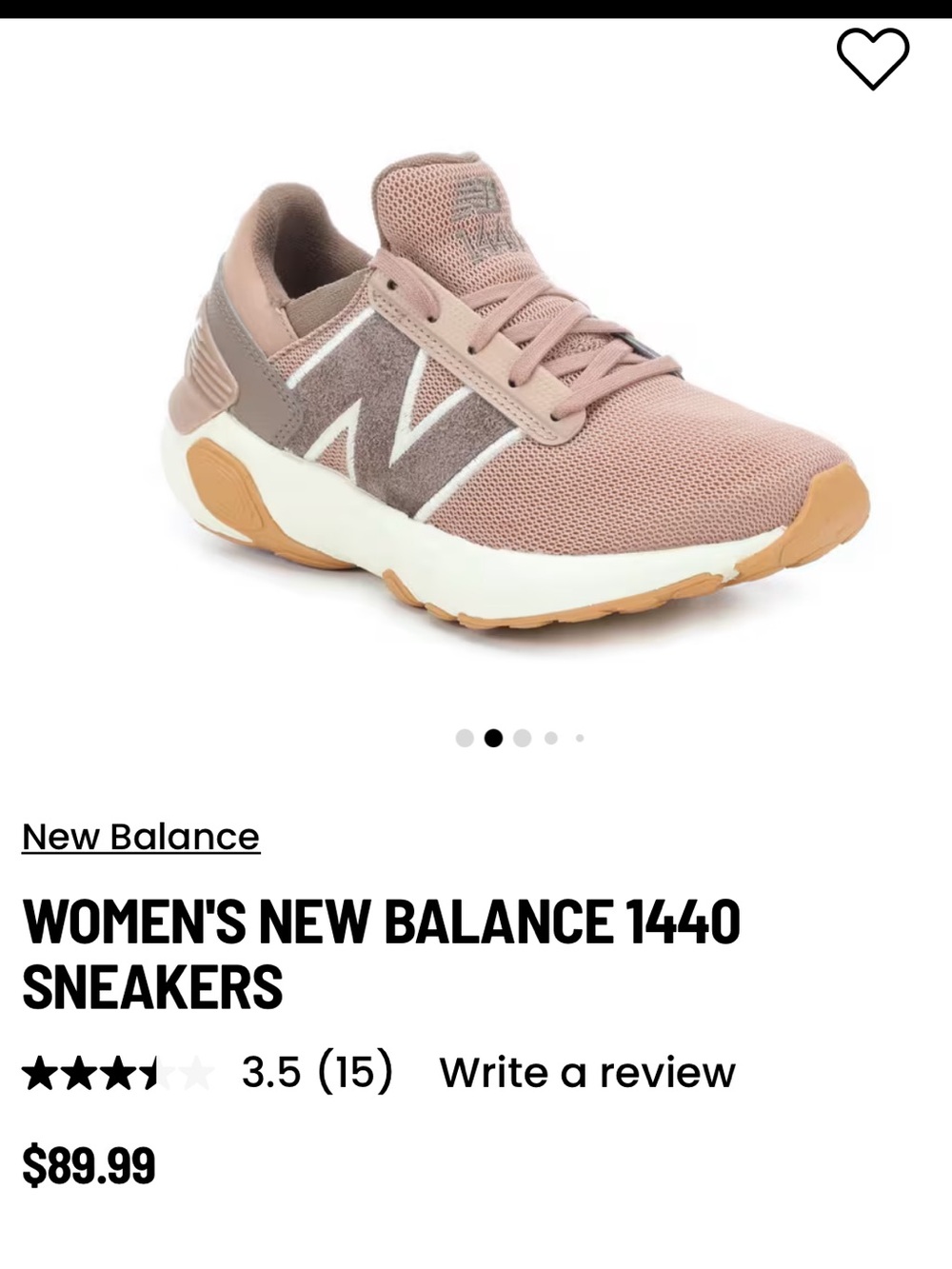 Women’s New Balance 1440 Sneakers - 10.5 - Picture 3 of 14